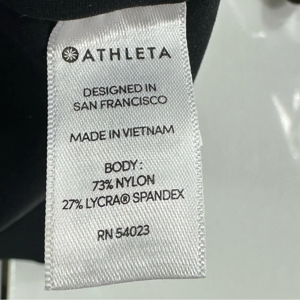 Athleta Stellar Navy Black Tight Size Medium